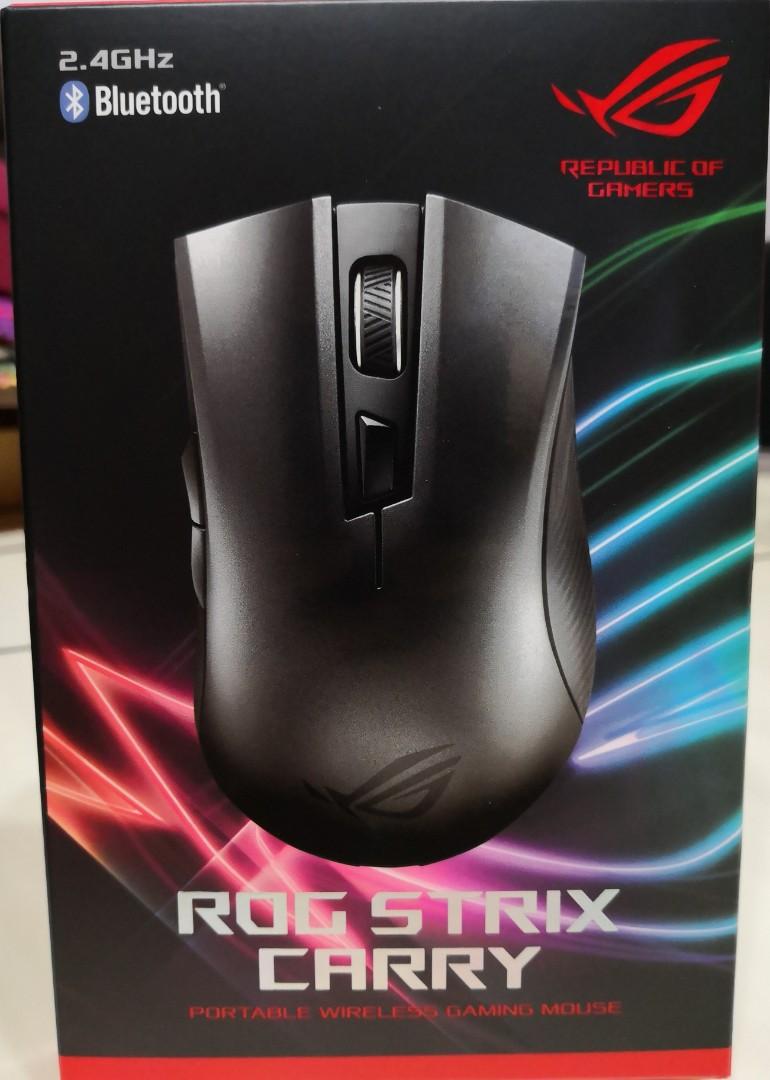 Asus Rog Strix Carry Wireless Gaming Mouse Computers Tech Parts Accessories Computer Parts On Carousell
