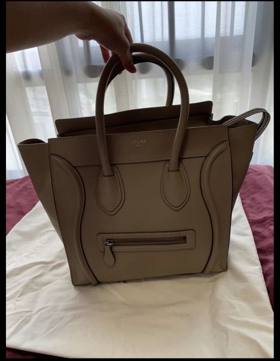 Celine mini luggage dune new arrivals