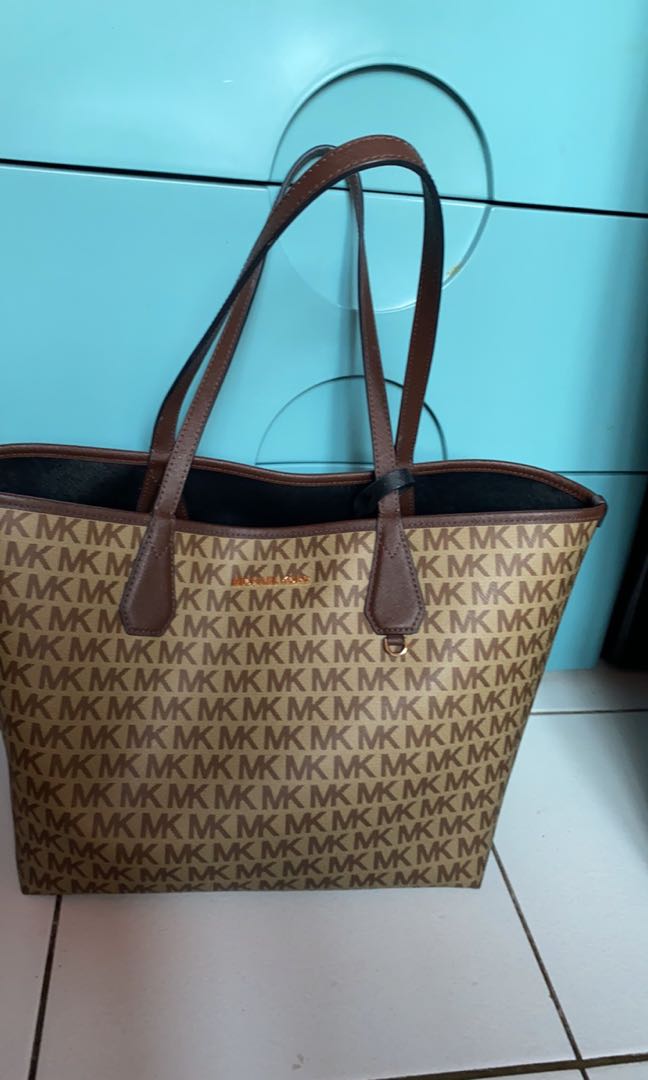 mk reversible tote bag