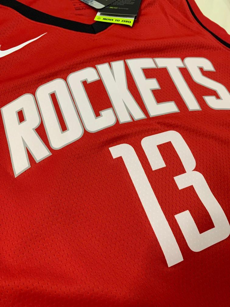 AUTHENTIC ORI Houston Rocket James Harden 13 Red Jersey NBA, Men's Fashion,  Activewear on Carousell