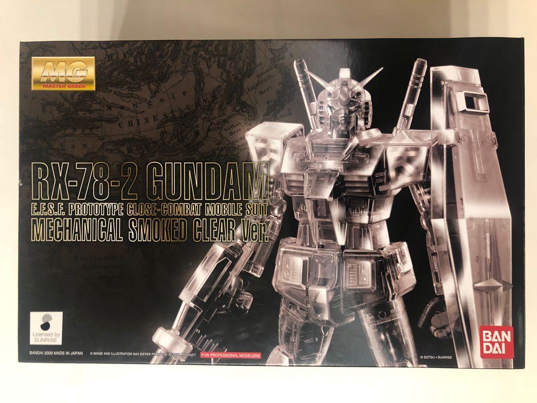 Bandai MG RX-78-2 Gundam 2.0 Mechanical Smoked Clear Ver. 機動戰士