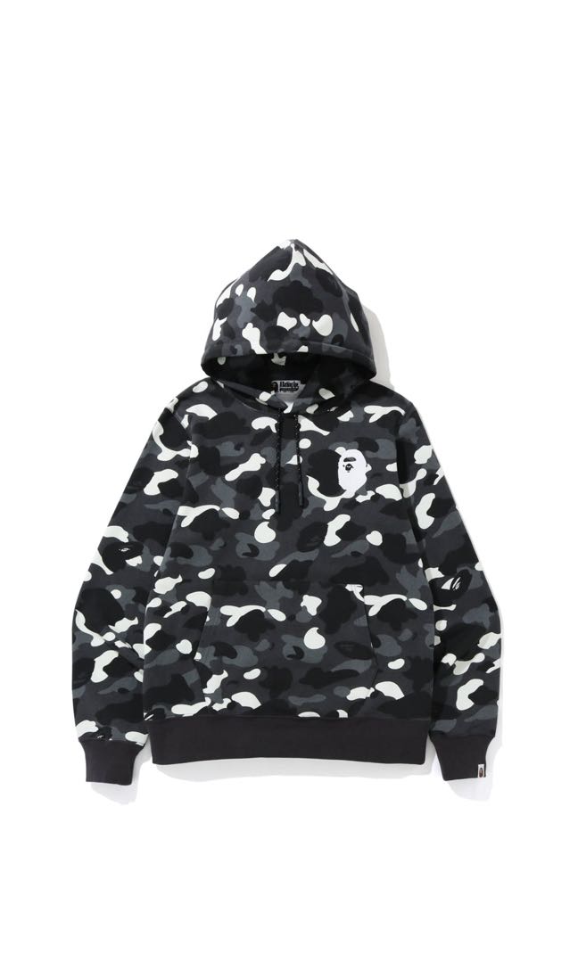 bape city camo hoodie white