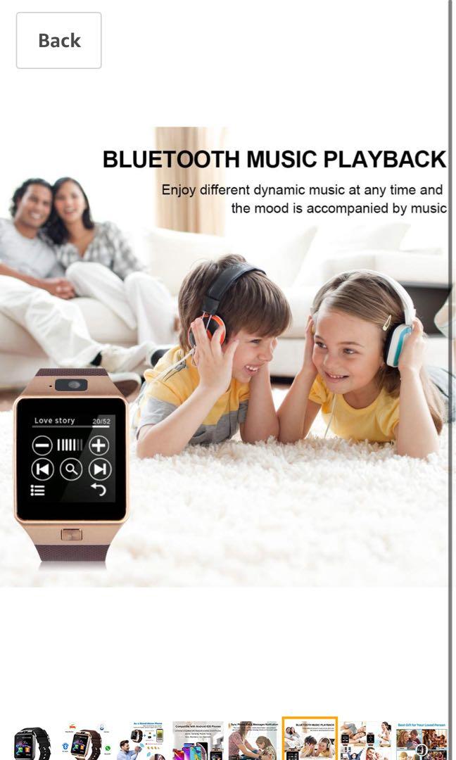 🎉BNIB🎉 Padgene Bluetooth Smartwatch,Touchscreen Wrist Smart