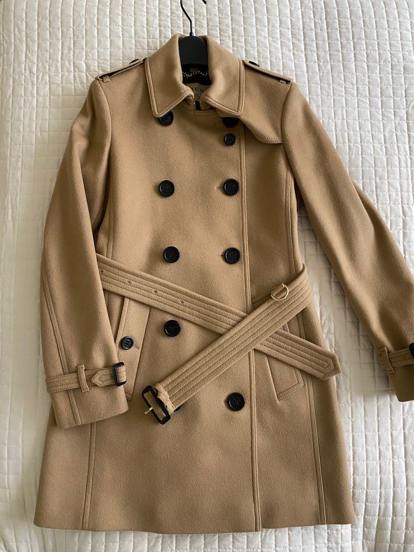 Burberry wool cashmere outlet coat