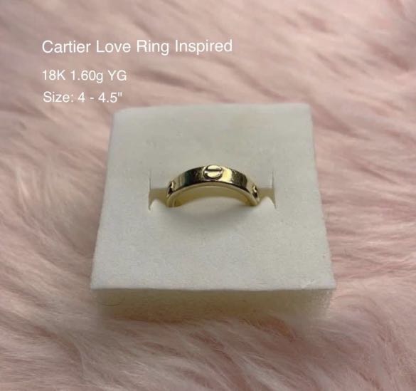 cartier love ring inspired