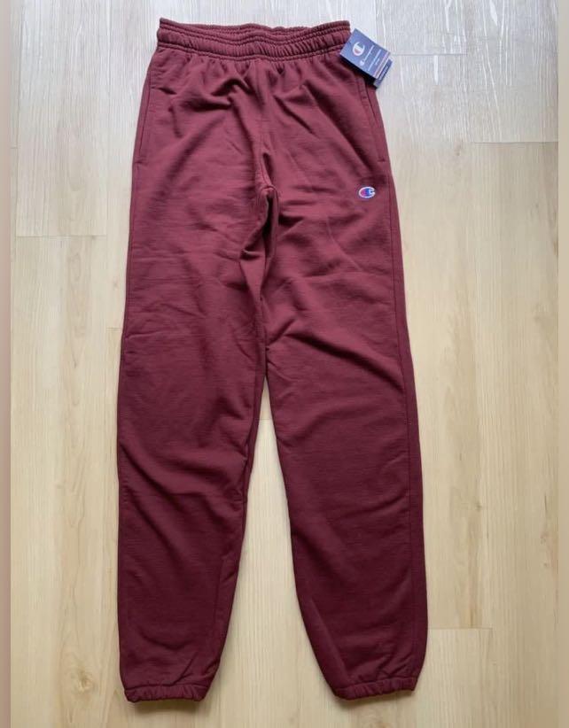 Champion men s powerblend relaxed bottom fleece pant