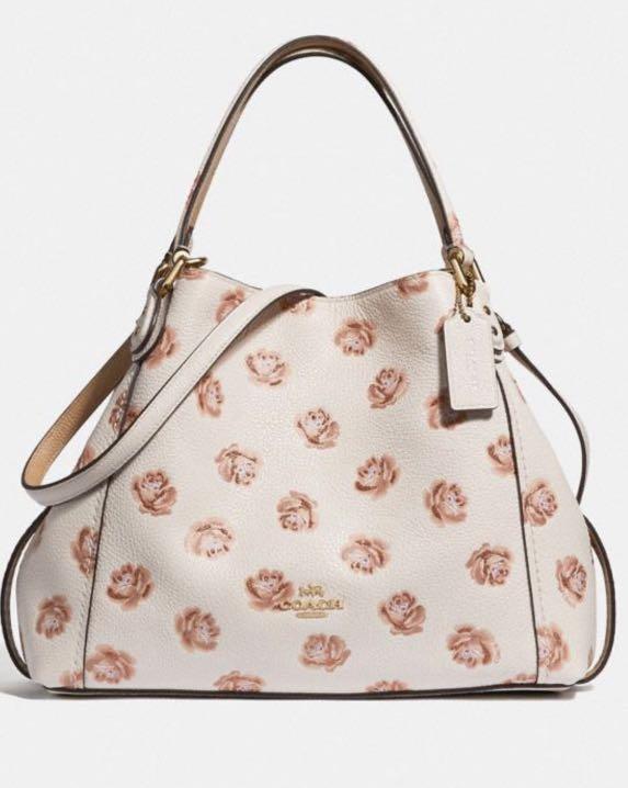 Coach edie 31 rose print sale