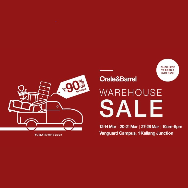 Crate and Barrel Warehouse Sale, Furniture & Home Living, Furniture