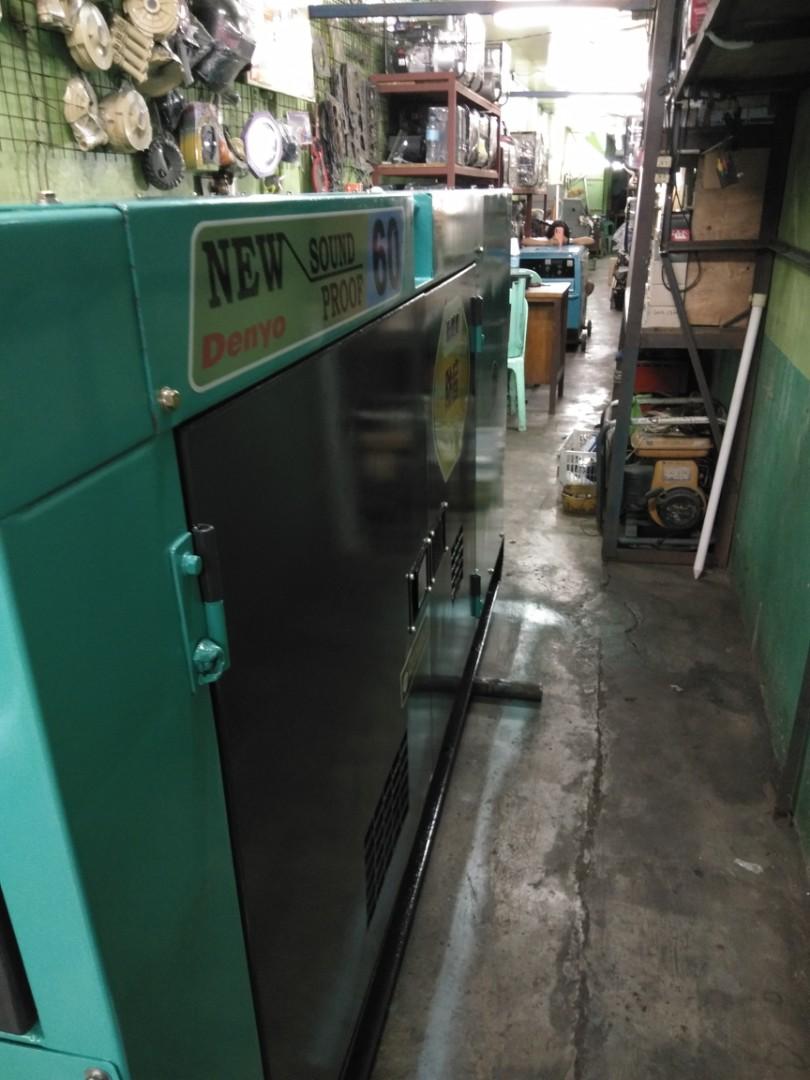 DENYO-[60kva] SOUNDPROOF GENSET (Category: Construction Tools & Equipment) located in Manila. Submitted by eedian496 (Listing ID 1074689082, Image 3). Description: DENYO JAPAN SURPLUS SOUND PROOF GENSET 60kva SINGLE PHASE & THREE PHASE DIESEL ENGINE 6 cylinder wo6D. A21525 CONTACT NO. 09173988182 LANDLINE: 5-3100630 PHYSICAL STORE: HEBUBULLAO GENERAL MERCHANDISE ADDRESS 725 EVANGELISTA ST, QUIAPO, MANILA.