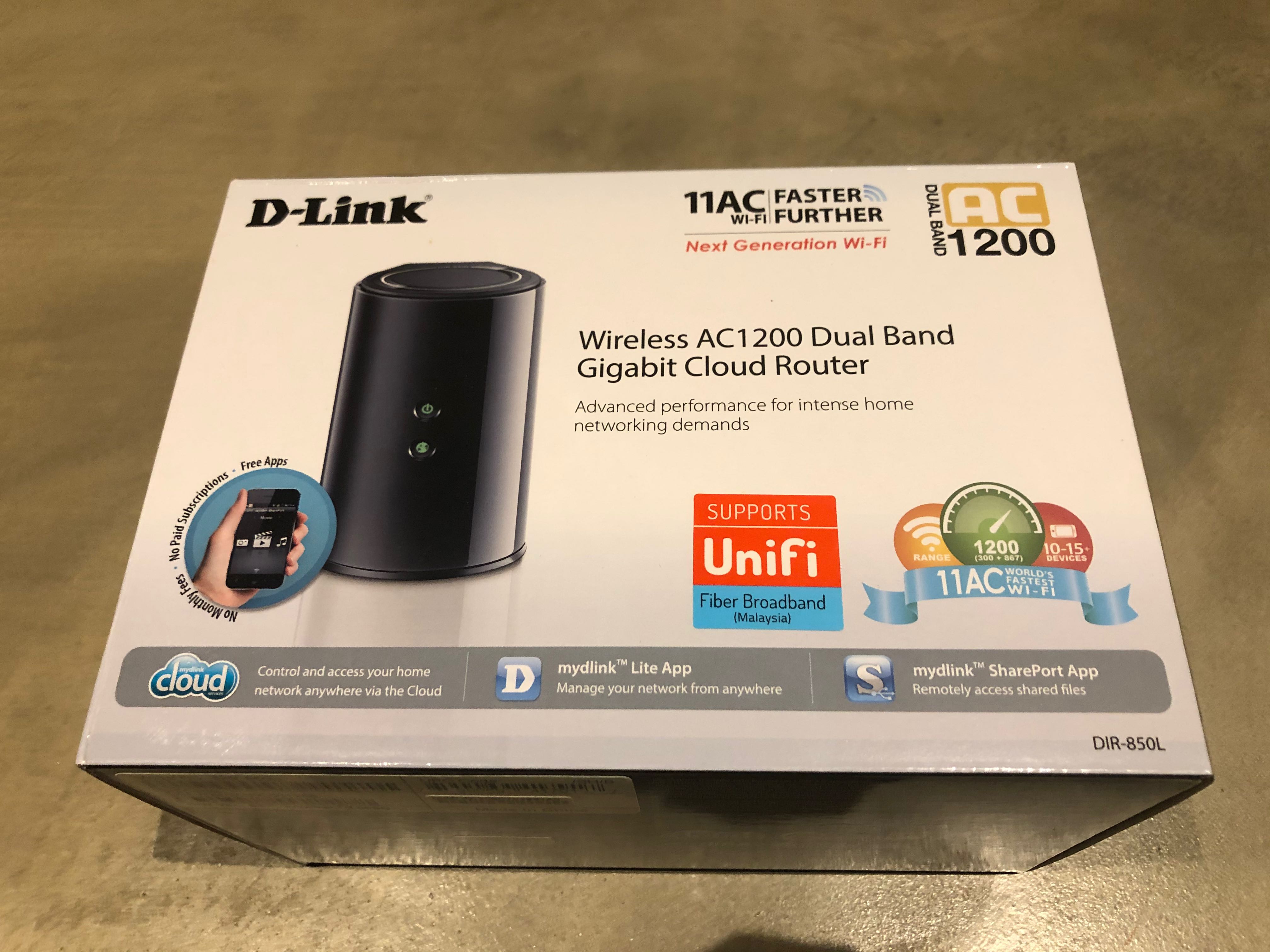 D-Link AC1200 Router, Computers & Tech, Parts & Accessories, Networking ...