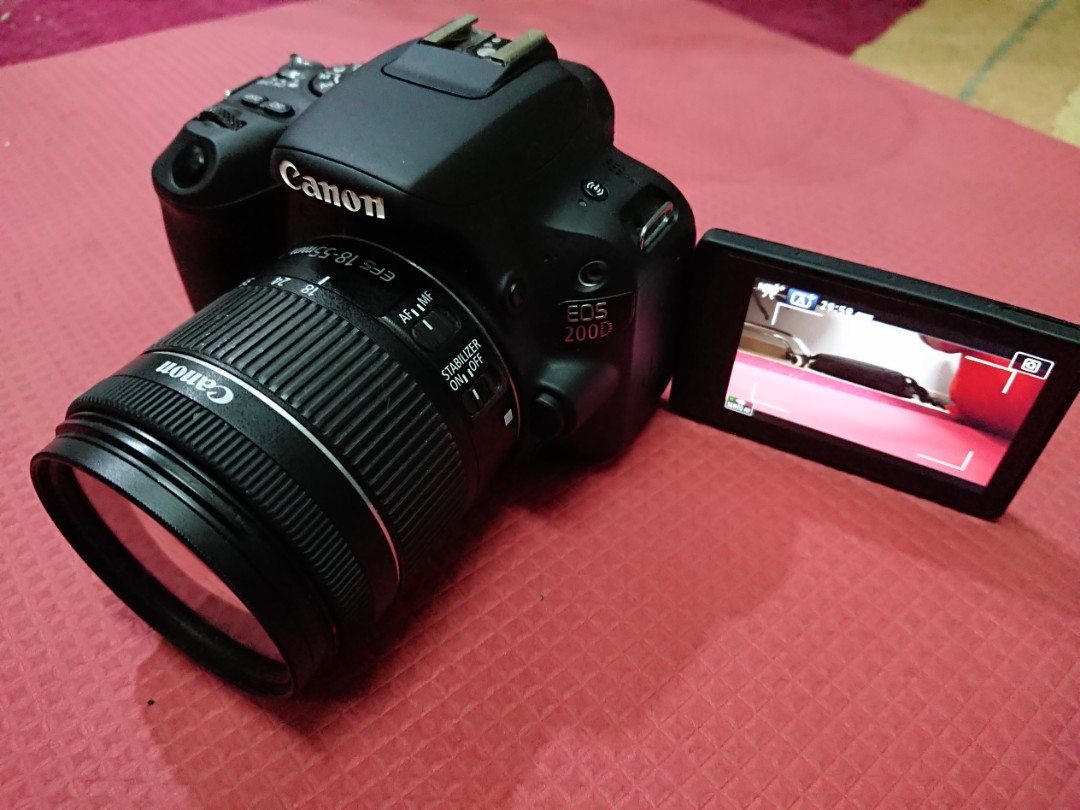 dslr camera canon eos 200d rebel sl2