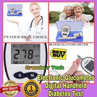 Electronic Glucometer Digital Handheld Diabetes Test Meter Monitor Kit with Test Strips Lancets Blood Glucose Monitor