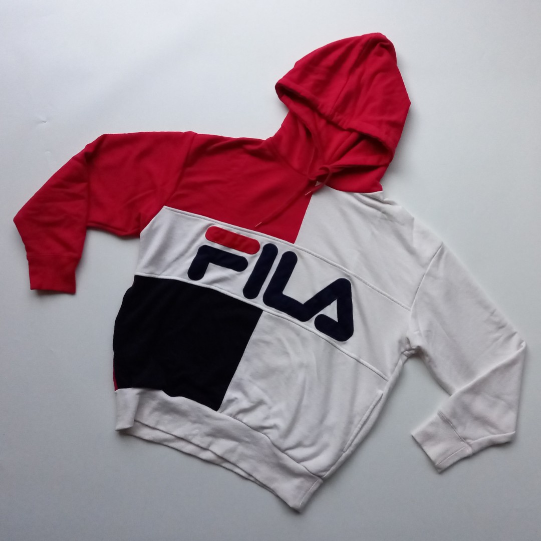 Fila colorblock hoodie on sale