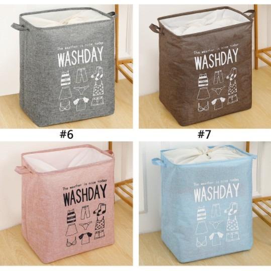 Foldable Hamper Clothes Storage Laundry Basket Organizer Washday CHNA (Category: Laundry Baskets) located in Pasay City. Submitted by meostore (Listing ID 1074667253, Image 3). Description: Made of linen cotton, this storage basket is durable and waterproof With great capacity, it can hold the book, clothes, toys etc. The carrying handle makes it convenient when moving from a laundry basket A great space saving, it is compressible and can be fold