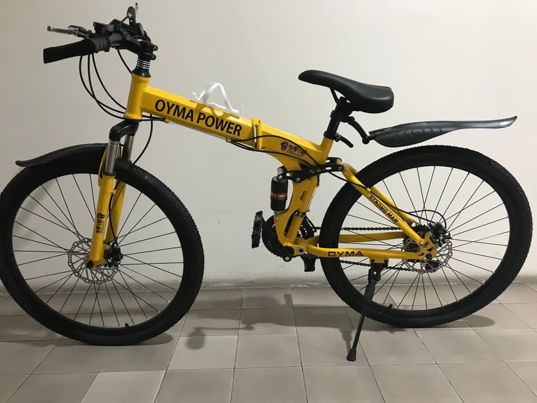 Oyma power folding mountain bike sale