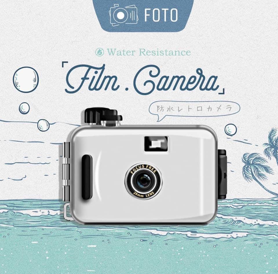 Foto Film Camera C41 with Waterproof case, Photography, Cameras on Carousell