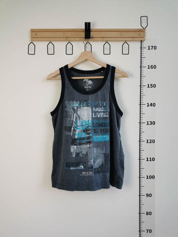 GARAGE SURF Men Sleeveless Grey Singlet Tank Top Men s Fashion