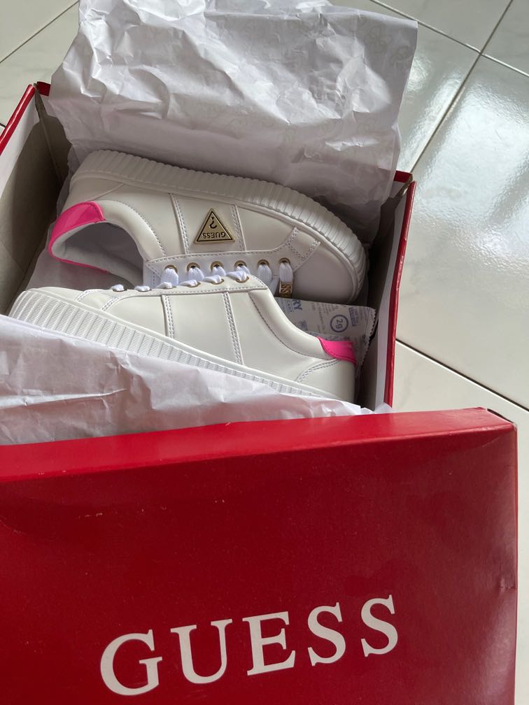 Guess sneakers, Women's Fashion, Footwear, Sneakers on Carousell