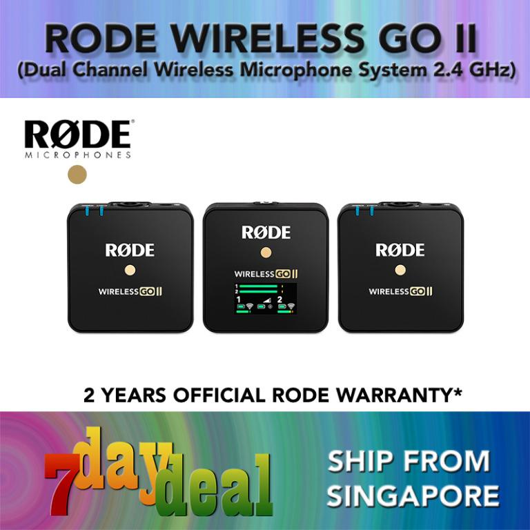 Rode Microphones Wireless GO II Dual Channel Wireless Microphone System 