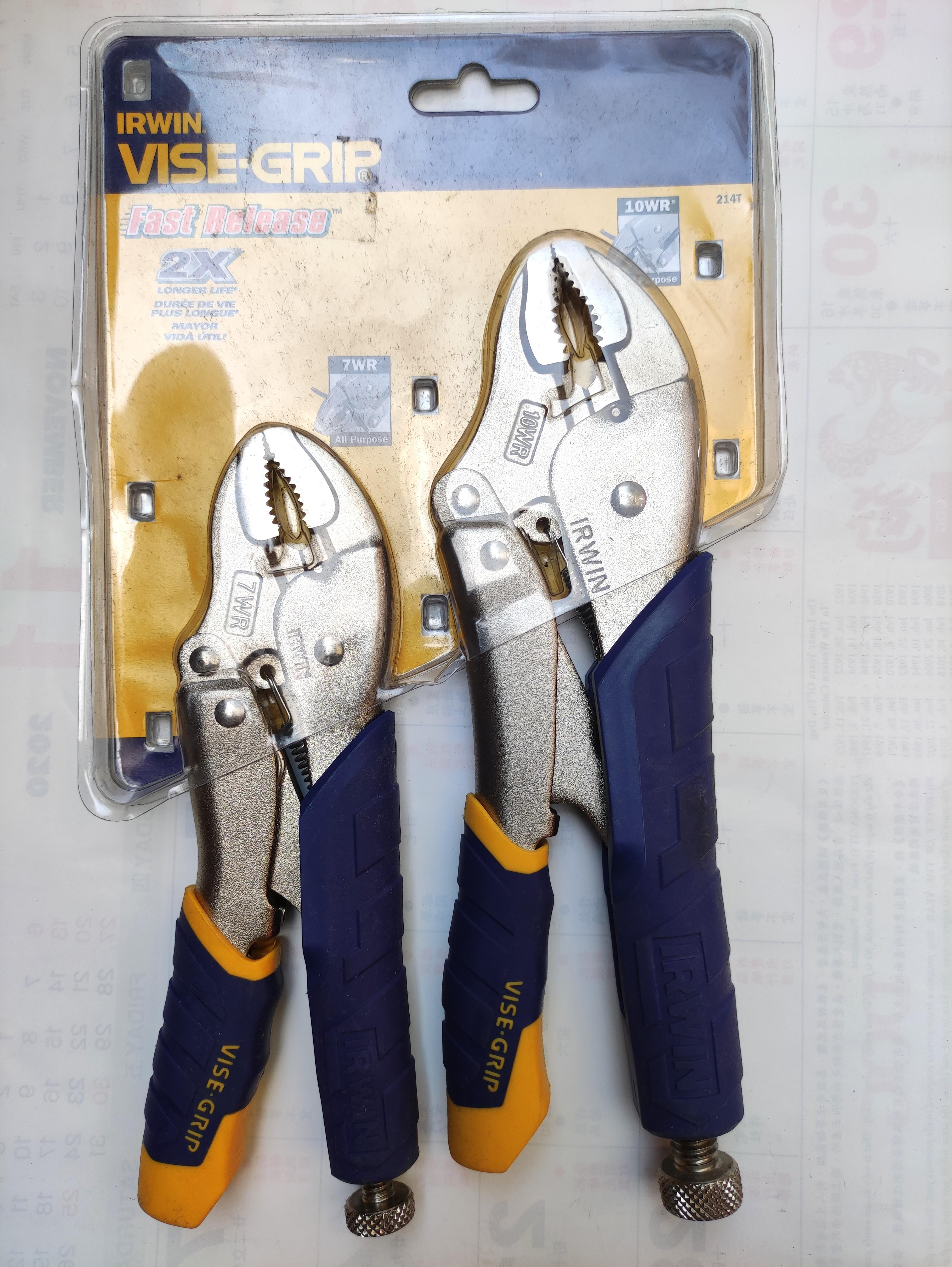 Irwin Vise Grip Fast Release Plier (Category: Construction Tools & Equipment) located in Caloocan City. Submitted by dianethriftstore (Listing ID 1074753578, Image 1). Description: Ideal for tightening, clamping, twisting and turning Constructed of high-grade heat-treated alloy steel for maximum toughness and durability Hardened teeth are designed to grip from any angle Turn screw to adjust pressure and fit, it stays adjusted for repetitive use T