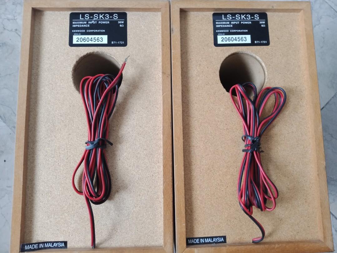 Kenwood 2Way Bass Reflex Speaker System Imported from Japan, Audio