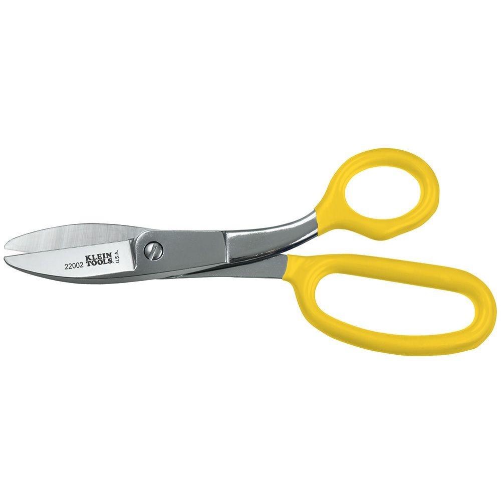 Klein Tools Broad Blade Utility Sheers (Category: Construction Tools & Equipment) located in Caloocan City. Submitted by dianethriftstore (Listing ID 1074737297, Image 2). Description: Scissors cut rubber, cables, light metal, wire metal screens, cordage, plastics and rope Utility shears have broad, short jaws that provide powerful cutting action Extended handle provides comfort and cutting leverage One blade is serrated for non-slip cutting 2-In