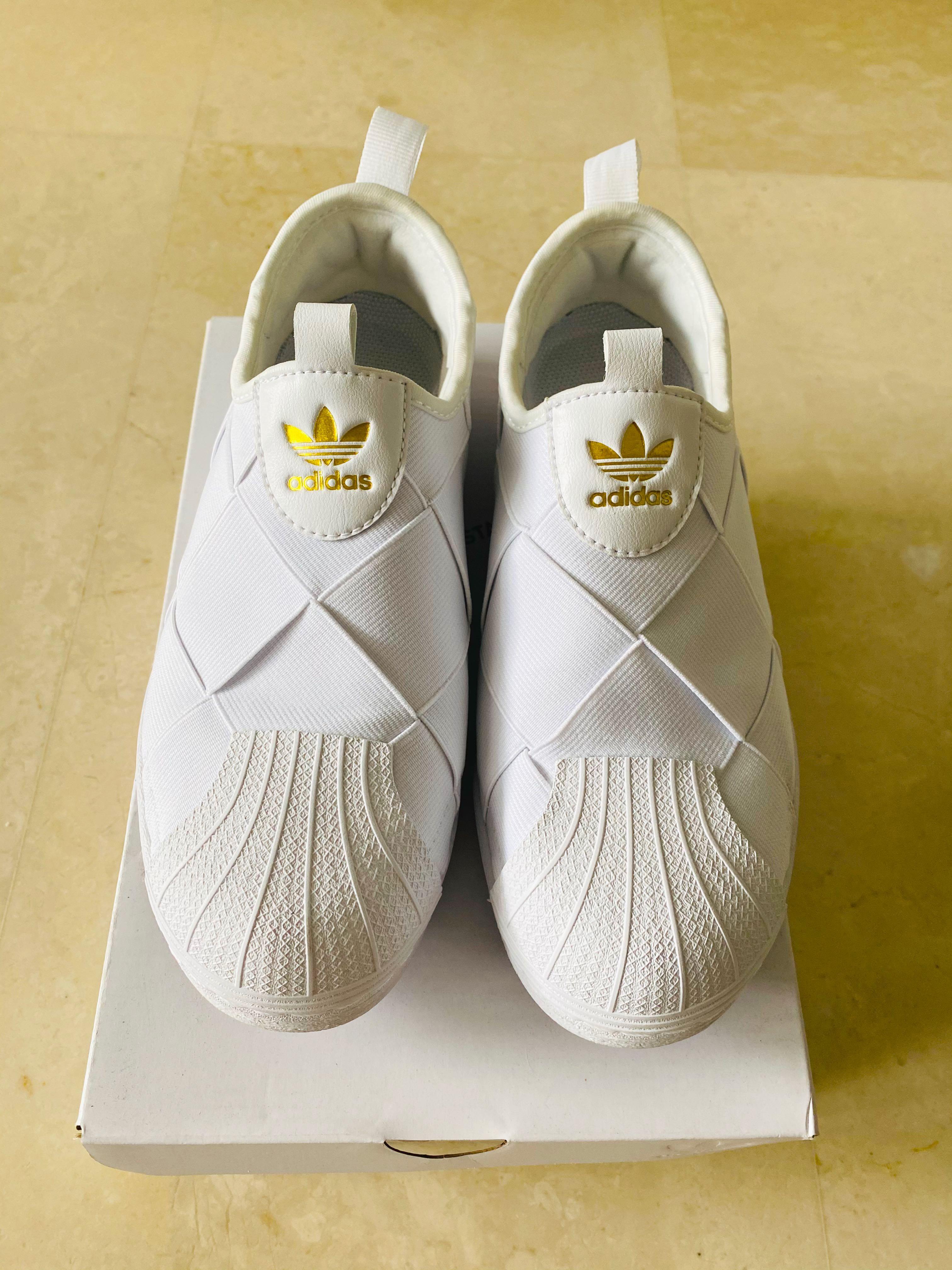 LNIB Adidas Superstar Slip On Shoes Cloud White US 5 Women s