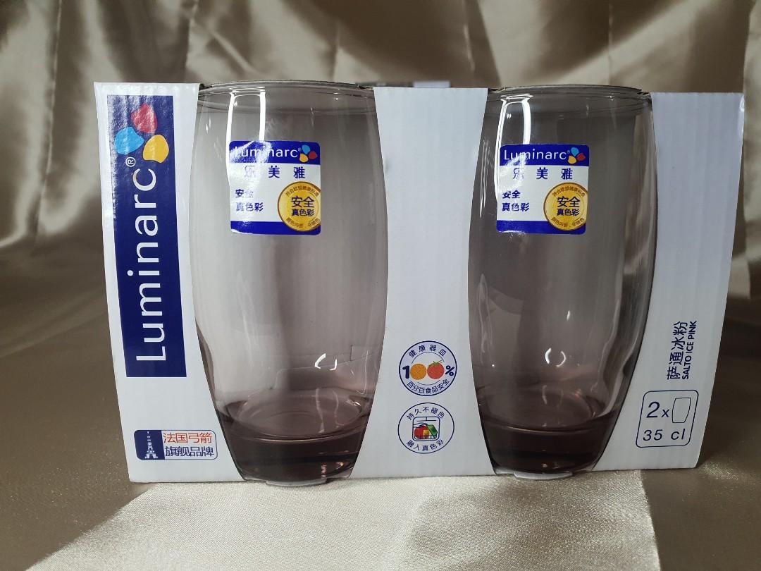 LUMINARC GOBLET GLASS (2X🥃) (Category: Other Kitchenware & Tableware) located in Pasig City. Submitted by regs.018 (Listing ID 1074714108, Image 1). Description: LUMINARC GOBLET GLASS (2 x 🥃) ▪️Price: 220.00 ▪️350ml ▪️Color: ice pink ▪️ 5 pairs available.