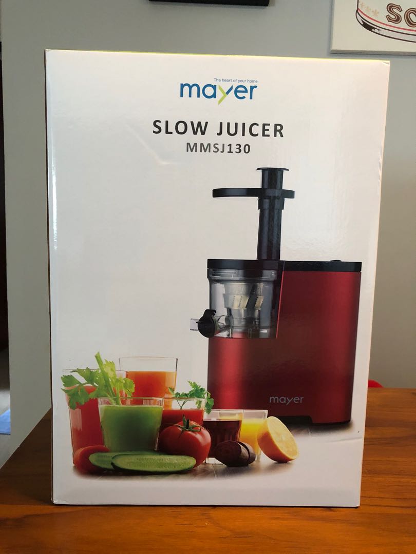Mayer Slow Juicer MMSJ130 TV Home Appliances Kitchen Appliances Juicers Blenders Grinders on Carousell