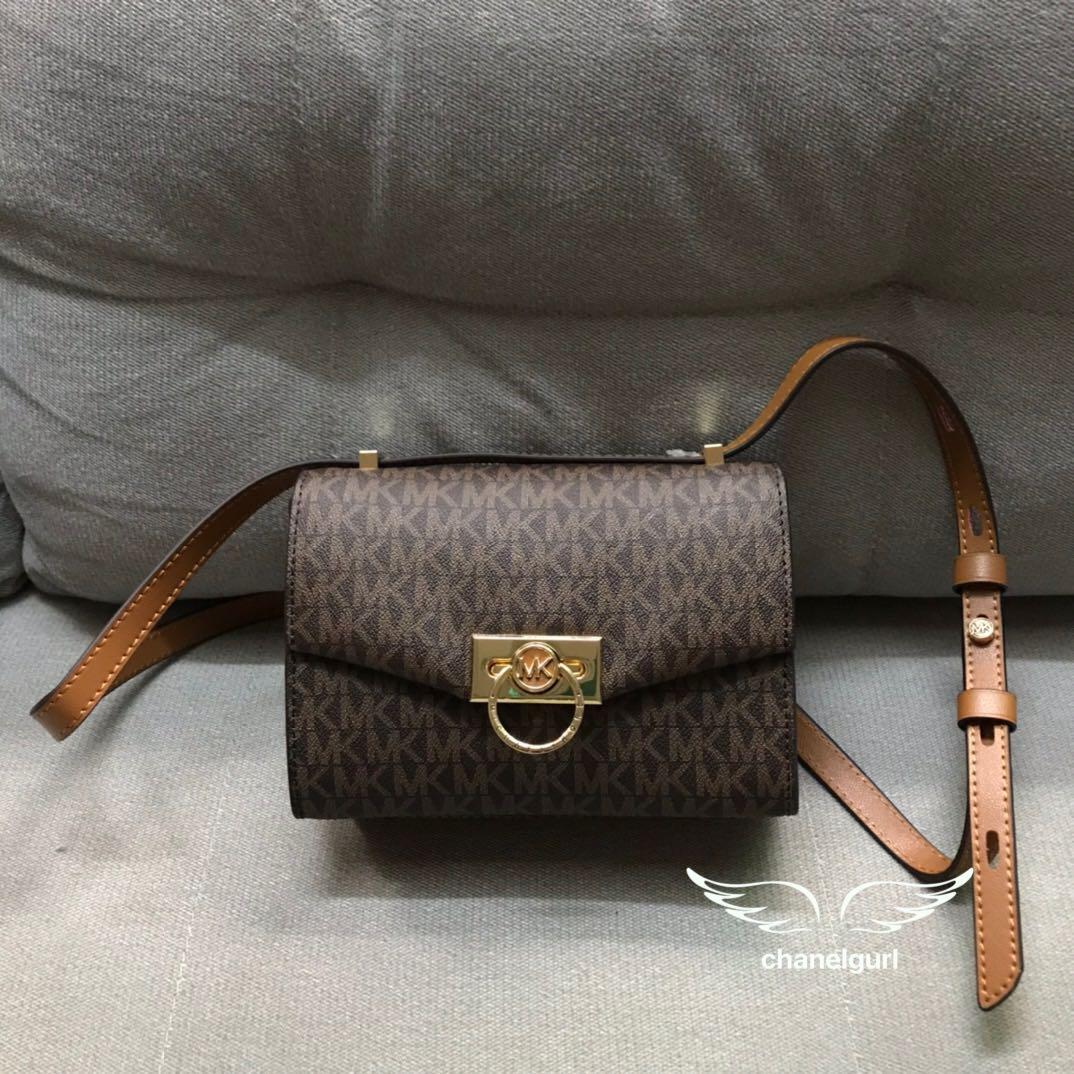 Michael Kors Hendrix Small Crossbody Bag Brown, Women's Fashion, Bags &  Wallets, Purses & Pouches on Carousell