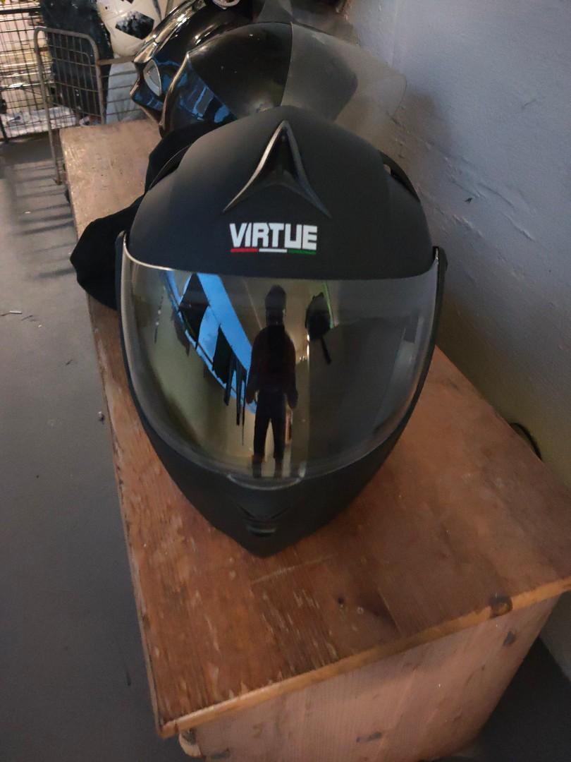 New Virtue helmet., Motorcycles, Motorcycle Accessories on Carousell