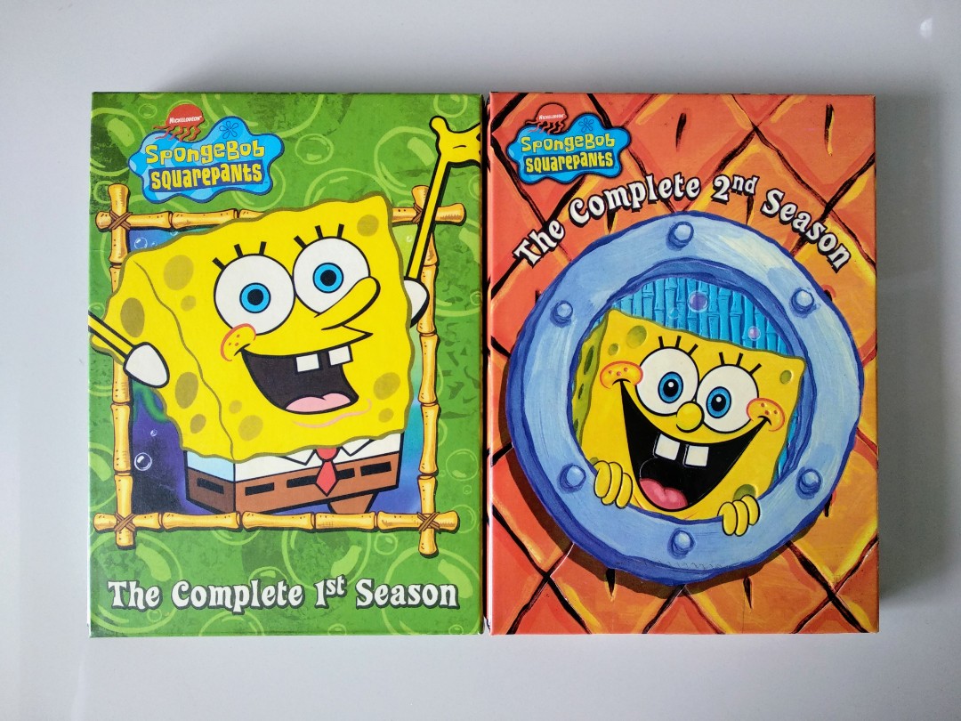 Nickelodeon Spongebob Squarepants Complete Season 1 & 2 DVD, Hobbies ...