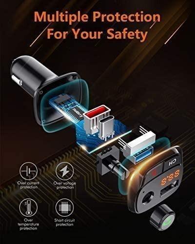 Nx12 bluetooth 2025 fm transmitter