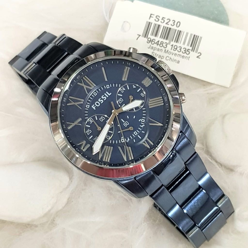 Original 100 Fossil Watch Fs5230 Fesyen Pria Jam Tangan di