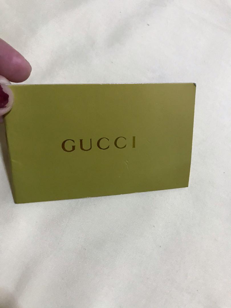 Original Gucci warranty card, Luxury 