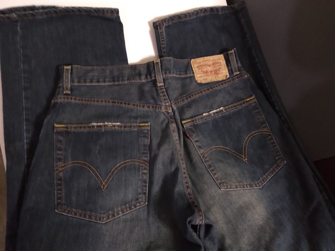 569 Denim Pants Loose Straight W32 L30 