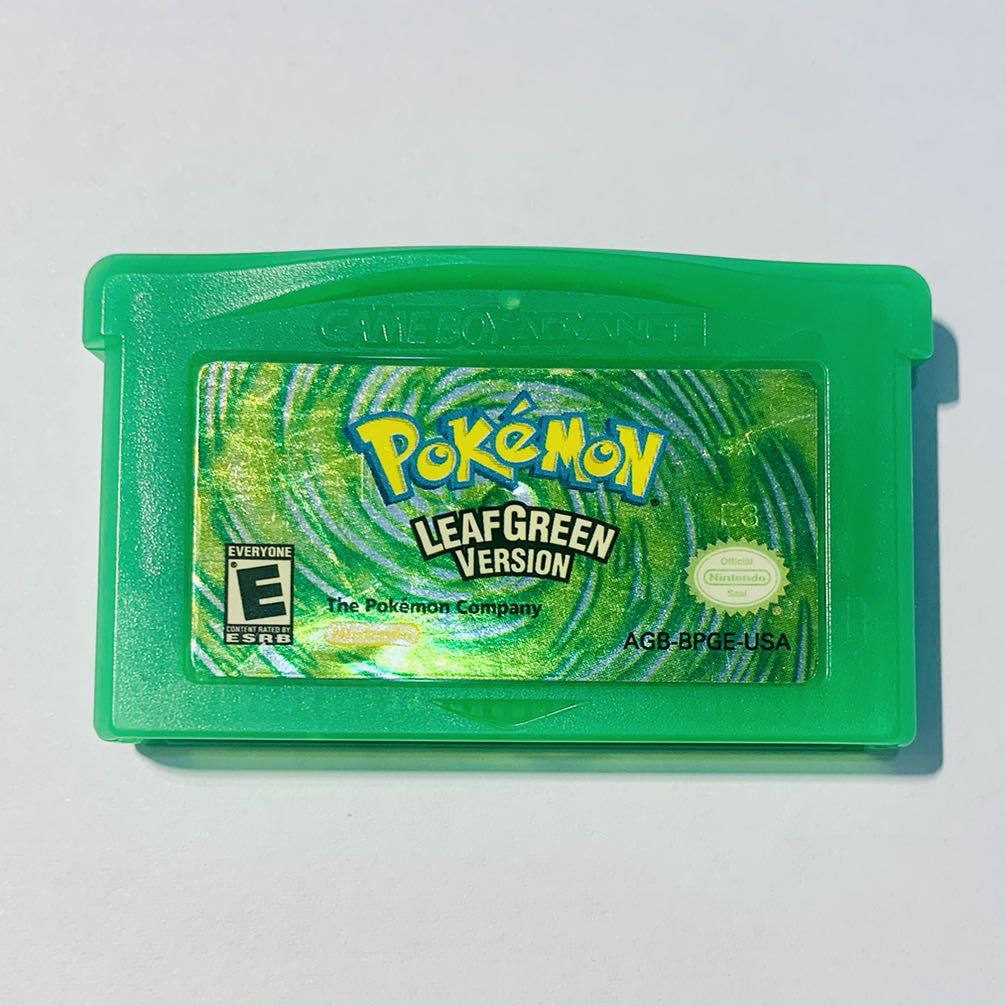 Pokemon Leaf Green Gameboy Advance Nintendo Cartridge GBA Leafgreen, Video Gaming, Video Games Pokemon Leaf Green Gameboy Advance Nintendo Cartridge GBA Leafgreen, Video Gaming, Video Games