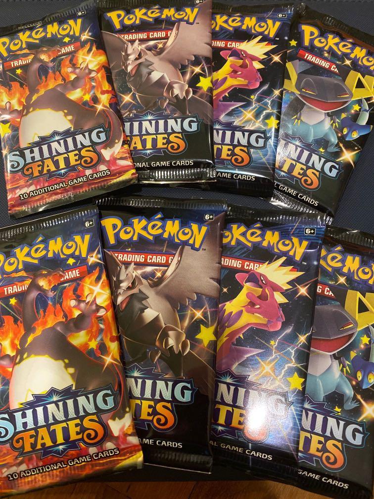 Shinning Fates 10 Booster Packs LOT 102 BRAND NEW English Pokemon TCG Shinning Fates 10 Booster Packs LOT 102 BRAND NEW English Pokemon TCG