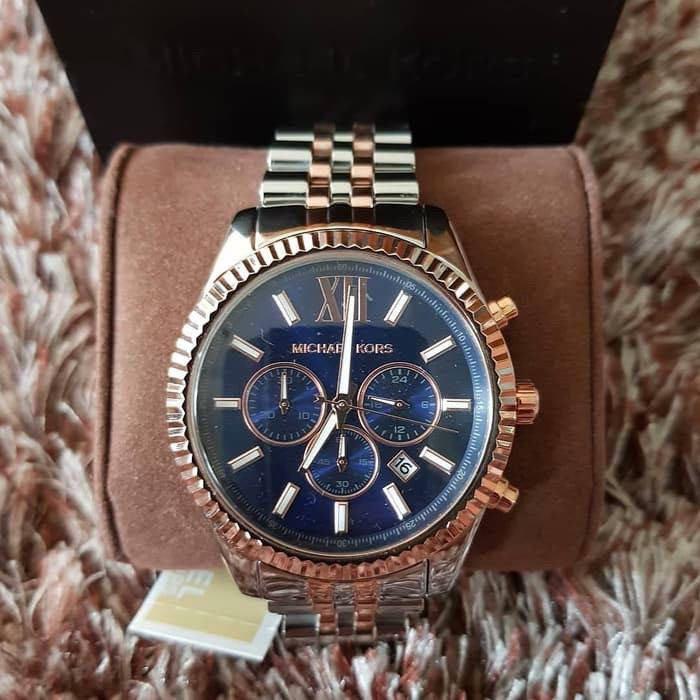 READY STOCK ORIGINAL MICHAEL KORS LEXINGTON CHRONOGRAPH TWO