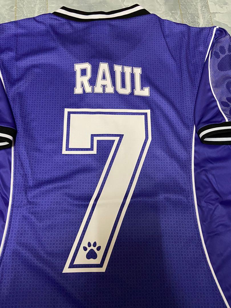 Camiseta Real Madrid 1997-1998 Morado dorsal raul