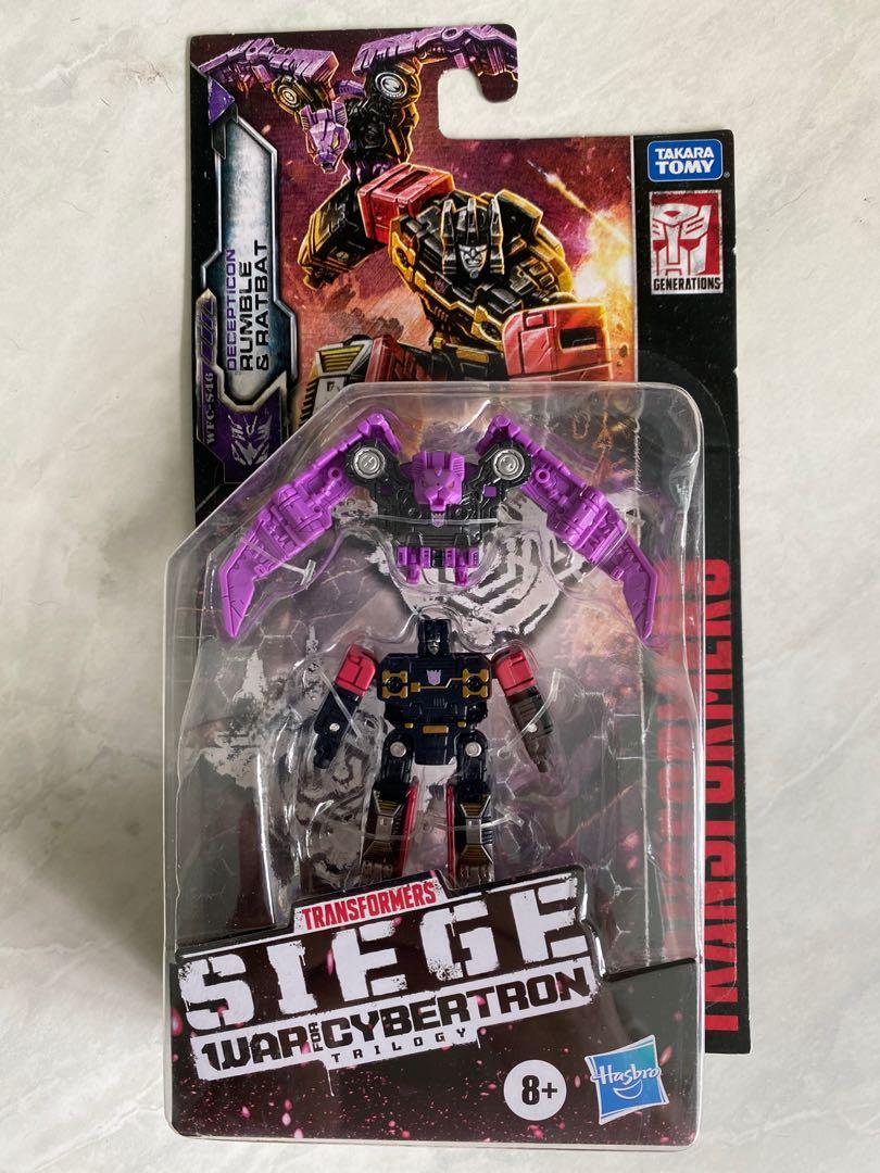 New Transformers War For Cybertron Siege Rumble & Ratbat in stock MISB 