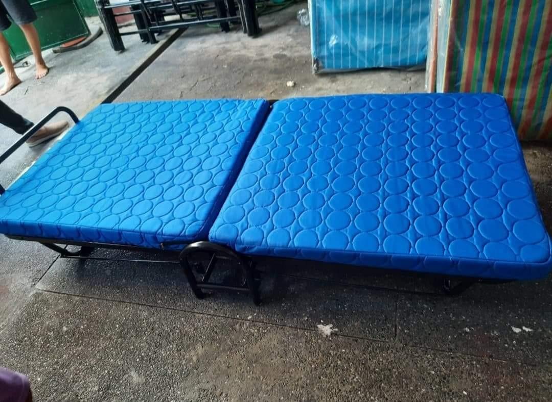 SALE!! FOLDING BED WITH PLYWOOD AND URATEX FOAM, Furniture & Home