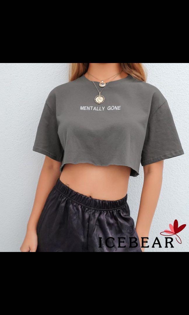 Mentally gone shirt shein clearance