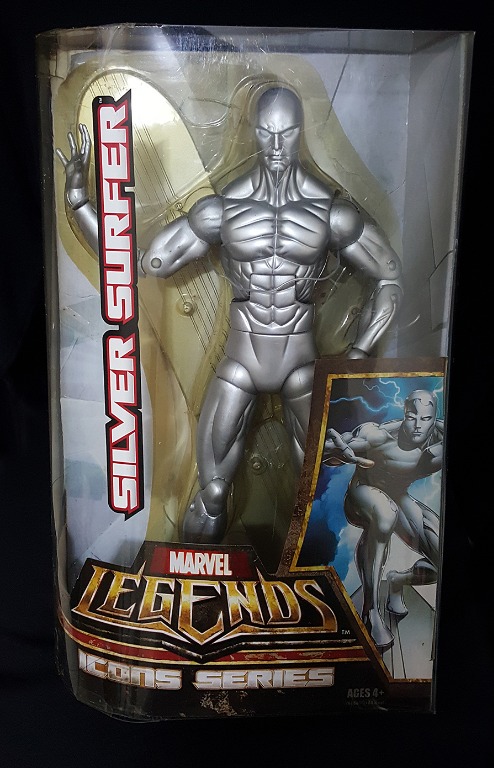 Silver Surfer Marvel Legends Icons Series 12 inch action figure Fantastic  Four Galactus, Hobbies  Toys, Collectibles  Memorabilia, Fan Merchandise  on Carousell