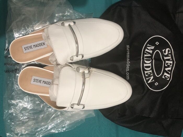 Steve Madden Kera Mule White Ori No Box
