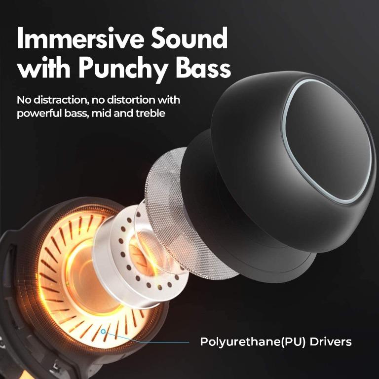 T2093 Wireless Earbuds Upgraded Mpow M30 Plus Wireless Earphones 5.0w 100 Hrs USB C Quick Charge Punchy Bass Sport Bluetooth Earbuds IPX8 Waterproof Touch Control Mono Twin Modes Mics Powerbank Runnin...