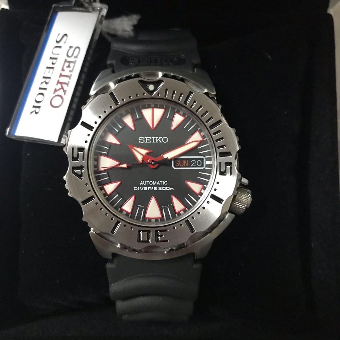 Original Seiko Monster Dracula Rubber Strap, Men's Fashion, Watches &  Accessories, Watches on Carousell