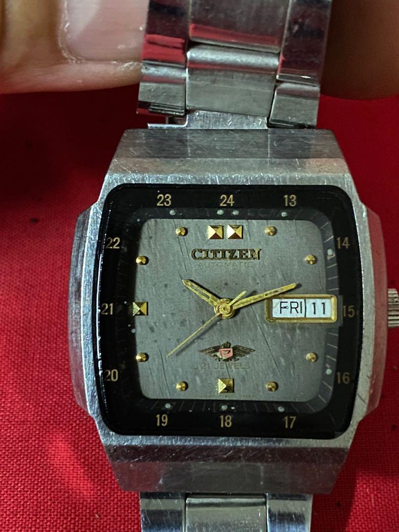 Citizen day store date automatic watch