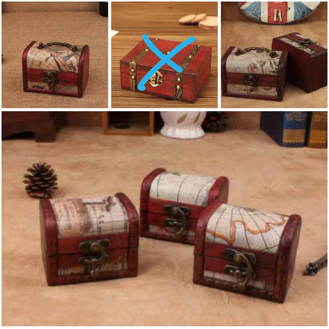 Vintage mini treasure box, Hobbies & Toys, Stationery & Craft, Craft