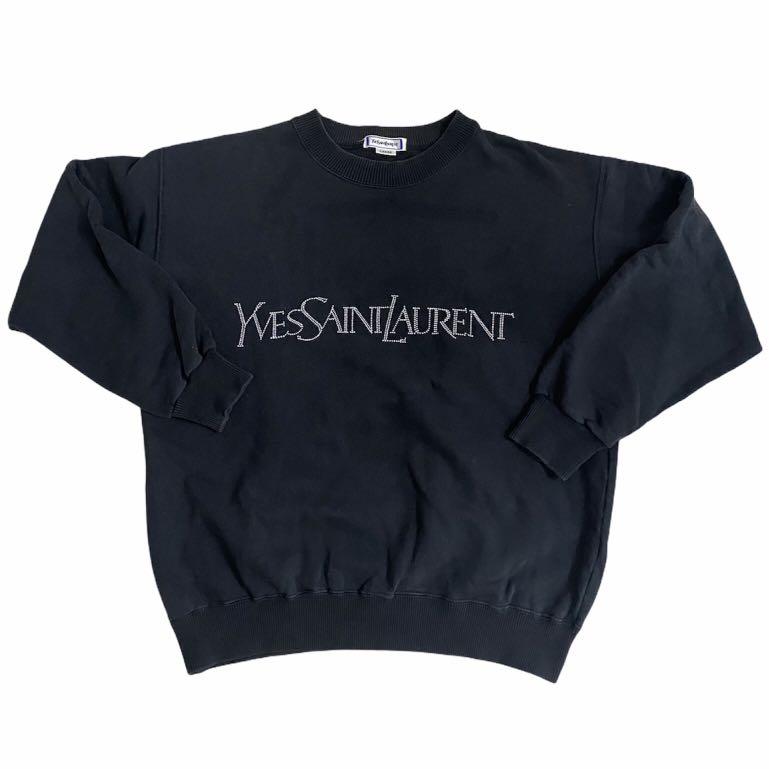 VINTAGE YSL SPELLOUT CREWNECK SWEATSHIRT
